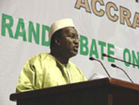 Le président de la Commission de l'Union africaine, Alpha Oumar Konaré.(Source : Site de l'Union africaine)