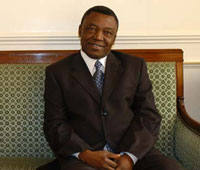 Elie Doté, Premier ministre de la République de Centrafrique le 19 juillet 2005.(Photo : C. Bailleul/MAE)