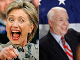 Les vainqueurs des primaires du New Hampshire : la candidate démocrate, Hillary Clinton (G), et le républicain, John McCain (D).(Photos : Reuters / Montage RFI)