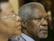 Kofi Annan et Graça Machel, le 22 janvier 2008.(Photo : Reuters)