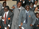 A l'Assemblée nationale kényane, les membres de l'opposition se félicitent de l'élection de Kenneth Marende à la présidence du Parlement.(Photo : Reuters)