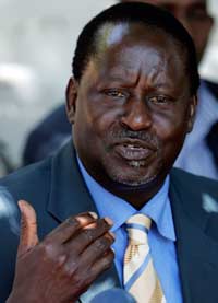 Le chef de l’opposition kényane Raila Odinga.  (Photo : Reuters)