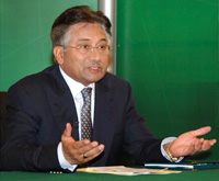 Le président pakistanais Pervez Musharraf, le jeudi 3 janvier 2008, à Islamabad.(Photo : Reuters)