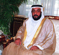 Le cheikh Khalifa bin Zayid Al Nahyan, président de l'Abou Dhabi Investment Authority (ADIA), le plus important fonds souverain au monde.