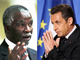 Thabo Mbeki et Nicolas Sarkozy( Photo : AFP / Montage : RFI )