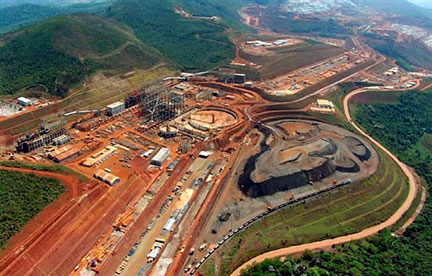 La mine de fer de Brucutu à Sao Goncab do Rio Abaixo, à 95 km de Belo horizonte.(Photo : AFP)