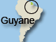 La Guyane française.(Carte : Latifa Mouaoued/RFI)