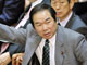 Le ministre japonais des Finances, Fukushiro Nukaga, au Parlement le 8 février 2008.(Photo : AFP)
