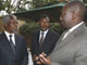 L'ancien secrétaire général de l'Onu, Kofi Annan (g), William Ruto (c) du parti de l'opposition ODM et le ministre kenyan des Affaires étrangères, Moses Wetangula (d).(Photo : Reuters)