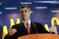 Le Premier ministre du Kosovo, Hashim Thaçi.(Photo : AFP)