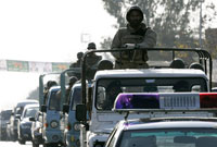 Les militaires sécurisent toutes les grandes villes du Pakistan en vue des élections législatives du 18 février.(Photo : Reuters)