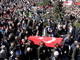Istanbul, le 27 février 2008. Des gardes turcs transportent le cercueil d'Ibrahim Dogan, un des membres de l'armée turque mort pendant les affrontements avec le PKK, au nord de l'Irak.(Photo : Reuters)