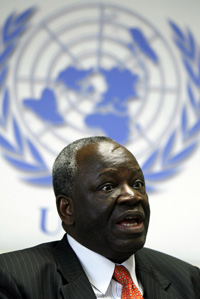 Ibrahim Gambari , médiateur de l'ONU en Birmanie.Photo : Reuters