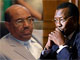 Le président soudanais, Omar el-Béchir (à gauche) et son homologue tchadien, Idriss Déby.(Photo : AFP)