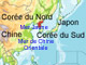 Des missiles nord-coréens ont été tirés dans la Mer de Chine vendredi 28 mars.(Carte : RFI)