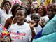 Des sénégalaises manifestant à Dakar contre la vie chère, dimanche 29 mars.(Photo : AFP)