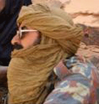 Ibrahim Ag Bahanga et son groupe de rebelles touaregs ont remis leurs armes aux autorités gouvernementales à Kidal, le 17&nbsp;février 2009.(Photo : maliweb.net)