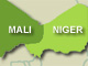 La zone frontalière entre la Mali et le Niger est considérée comme à risque pour les touristes. (Carte : D. Alpoge / RFI)