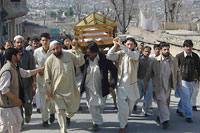 L'enterrement d'une des victimes de l'attentat.(Photo : Reuters)