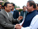 Nawaz Sharif et Asif Ali Zardari, le veuf de Bénazir Bhutto, le 9 mars 2008.(Photo : Reuters)