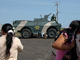 Une patrouille de l'armée vénézuélienne postée à la frontière avec la Colombie. (Photo : Reuters)