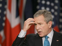 Le président des Etats-Unis George W. Bush.(Photo : AFP)