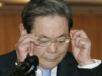 Lee Kun-Hee le patron du groupe Samsung qui vient de démissionner.( Photo : Reuters )