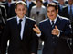 Les deux présidents ont remonté ensemble l'avenue Bourguiba à Tunis.(Photo: Reuters)