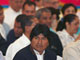 Evo Morales, le président bolivien (au centre), le 7 mai 2008.(Photo : Reuters)