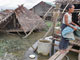 Dans un village ravagé par le cyclone Nargis, le 16 mai 2008.(Photo : Reuters)