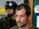La police colombienne arrête le trafiquant de drogue Miguel Angel Mejia Munera, le 2 mai 2008 à Mariquita dans le département de Tolima.   (Photo : AFP)