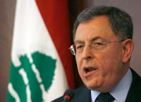 L'ancien Premier ministre libanais Fouad Siniora est désigné par la majorité pour conduire le nouveau gouvernement.(Photo : Reuters)