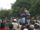 Un groupe de manifestants réclamant la paix et la stabilité a parcouru la commune de Kaloum.(photo : www.guineenews.org)