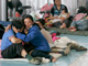 Des survivants du séisme ont été relogés dans le stade de Mianyang, dans la région du Sichuan, le 17 mai 2008.(Photo : Reuters)