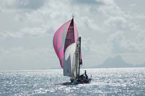 Voiliers de la Tahiti Pearl Regatta à Bora Bora 

		A.Cassim