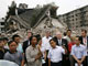 Condoleezza Rice (C), en visite dans la région sinistrée du Sichuan, le 29&nbsp;juin 2008.(Photo : Reuters)