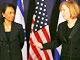 La secrétaire d'Etat américaine, Condoleezza Rice (G) et Tzipi Livni, la ministre des Affaires étrangères israélienne, le 15 juin 2008. (Photo : Reuters)