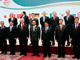 Les ministres de l'Energie du G8 accompagnés des représentants de la Chine, de l'Inde et de la Corée du Sud, à Aomori, le 8 juin 2008.(Photo : Reuters)