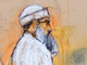 S'exprimant en anglais, Khaled Cheikh Mohammed a déclaré lors de son audience :&nbsp;«&nbsp;<em>cela fait longtemps que je veux être un martyr&nbsp;»</em>, le 5 juin 2008 à Guantanamo.(Photo : Reuters)