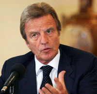 Bernard Kouchner, ministre français des Affaires étrangères.(Photo : Reuters)