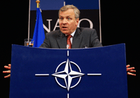 Le secrétaire général de l'Otan, Jaap de Hoop Scheffer.(Photo : Reuters)