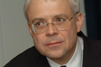 Vladimir Spidla, commissaire européen chargé de l'emploi, des affaires sociales et de l'égalité des chances dans la Commission Barroso depuis le 22 novembre 2004.
