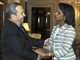 Le ministre israélien de la Défense Ehud Barak avec la Secrétaire d'Etat américaine Condoleezza Rice, à Washington le 29 juillet 2008.(Photo : Reuters)