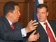 A l'issue de l'entretien avec le président russe Dmitri Medvedev, Hugo Chavez a déclaré : «&nbsp;<em>pour notre défense, la coopération militaro-technique (avec Moscou) est particulièrement importante&nbsp;</em>».(Photo : Reuters)