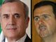 Le président libanais Michel Sleimane (g) et son homologue syrien Bachar el-Assad (d).(Photo : AFP/Reuters)