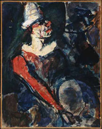 Georges Rouault - <em>Clown </em>(1910-1913)(Centre Pompidou © Adagp, 2008)