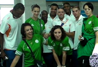 JO 2008 : Les volleyeuses algériennes arrivent à Pékin (Vidéo  2 min 17 sec)