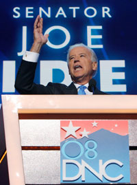 Dans son discours, Joe Biden a critiqué avec virulence le camp républicain, notamment sur le dossier irakien.(Photo : Reuters)