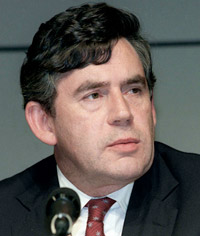Le Premier ministre britannique, Gordon Brown.(Photo : Wikipedia)