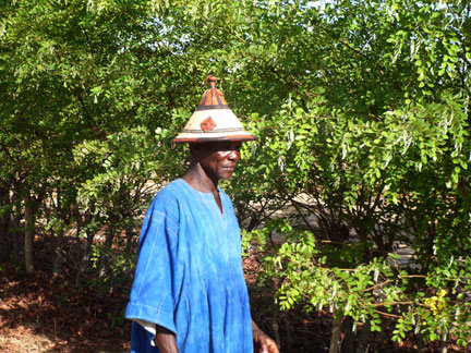 Sawadogo Manegdo Mathias, responsable de la ferme pilote de Guié.
(S.Traoré)